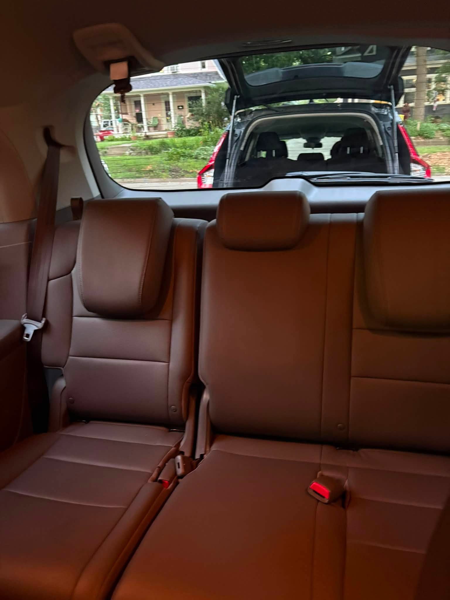 Honda interior after detailing