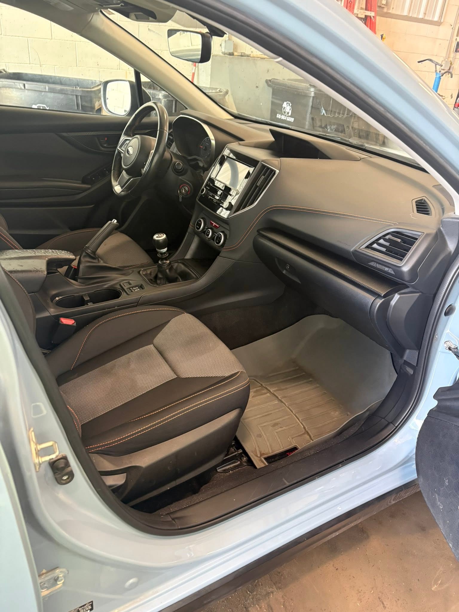 The same interior after the pet hair was removed